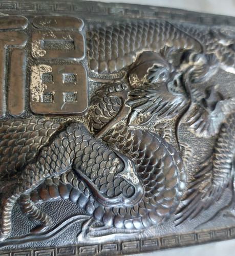 Schatulle japan metall drachen - japan,