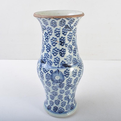 Chinesische antike blau weiße - chinesische, blau-weiße