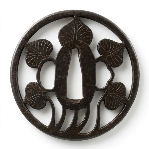 Eisen ajour tsuba mit - eisen-ajour-tsuba,