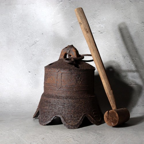 Antike japanische hängeglocke - antike,