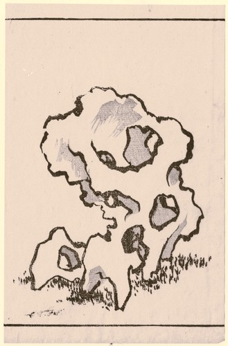 Landschaft holzschnitt - landschaft,