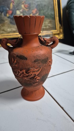 Antike terracotta drachen - terracotta,