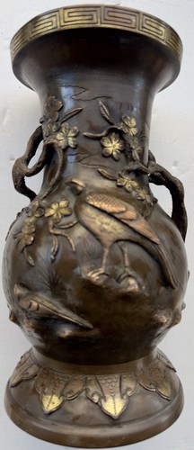 Große japanische bronze vase - große,