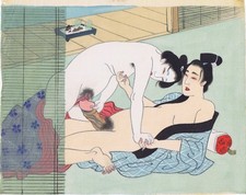 Erotische Seidenmalerei -