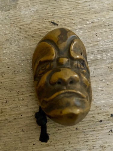 Netsuke maske japan vor - maske,, 1945