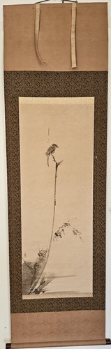Hängerolle vogel auf ast - hängerolle,
