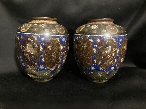 Antikes japanisches cloisonné - japanisches,