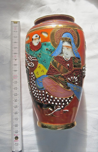 Satsuma stil vase - satsuma-stil,