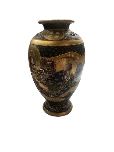 Japanische antike satsuma vase - satsuma,