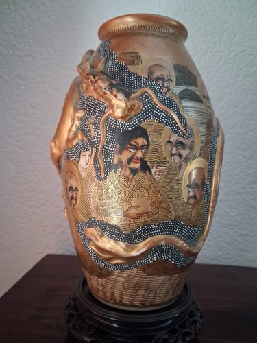 Antike japanische vase mit - japanische,