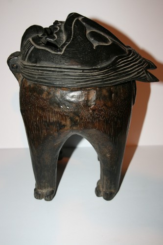 Antik japanische holz censer - holz,