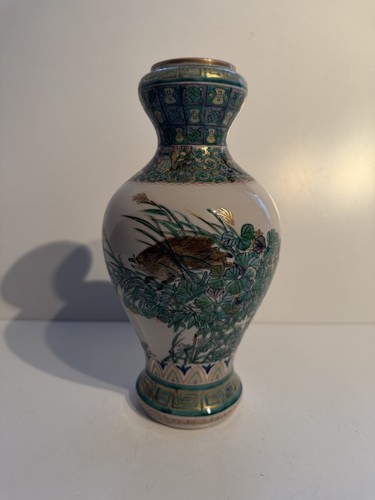 Antike porzellanvase bemalt - porzellanvase,