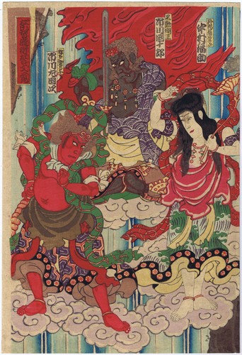 Utagawa kunichika fudoh und - utagawa,