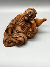 japanisches Okimono aus Holz