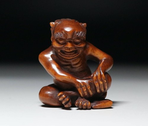 Antiker japanischer netsuke - antiker,